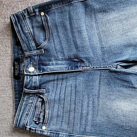 Judy Blue Women's Jeans Size 5/27 JB88459 Skinny Asymmetrical Hem Stretch - Picture 2 of 14